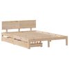 vidaXL Bedframe met lades massief grenenhout 160x200 cm
