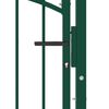 vidaXL Poort met gebogen bovenkant 100x106 cm staal groen