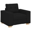 vidaXL Fauteuil 100x78x80 cm stof zwart