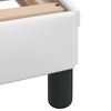 vidaXL Bedframe met LED zonder matras "Hvar" wit 100x203 cm