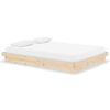 vidaXL Bedframe massief hout 135x190 cm
