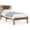 vidaXL Bedframe massief hout honingbruin 90x190 cm
