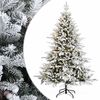 vidaXL Kunstmatige Inklapbare Kerstboom 120 cm 150 LED's Warmwit