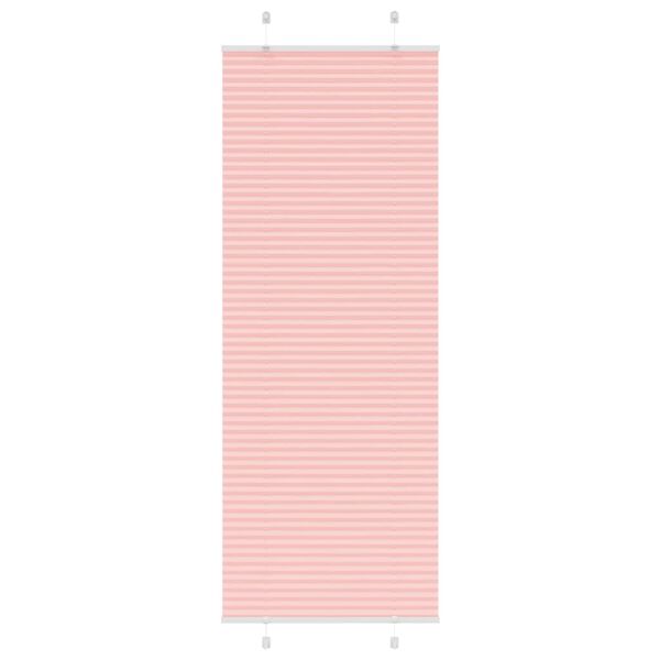 vidaXL Pliss&eacute; rolgordijn 75x200 cm stofbreedte 74,4 cm polyester roze
