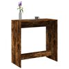 vidaXL Bartafel 102x50x103,5 cm bewerkt hout gerookt eikenkleur