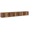 vidaXL Wandtv-kast Set 3 pcs Oud Hout 100 x 34,5 x 40 cm Bewerkt hout