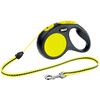 Flexi Retractable Leash New Classic S 5 m Zwart en Neon 20911