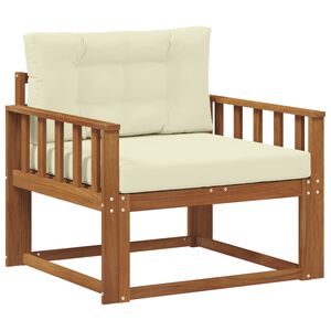 vidaXL Buiten Midden Sofa Massief Acaciahout Naturel