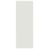 vidaXL Dressoir 67x39x107 cm staal wit
