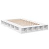 vidaXL Bedframe massief hout wit 120x200 cm