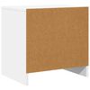 vidaXL Nachtkastjes 2 st 45x34x44,5 cm bewerkt hout wit
