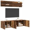 vidaXL TV Eenheden Wandgemonteerd 6 pcs Oud hout Bewerkt hout