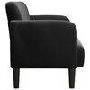vidaXL Loveseat bank 109 cm fluweel zwart