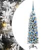 vidaXL Kunstkerstboom Groen 120 cm PVC en Staal en Kunststof