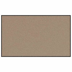 vidaXL Deurmat Beige en zwart 90 x 150 cm 100% Polyamide
