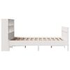 vidaXL Bedframe zonder matras massief grenenhout wit 140x190 cm