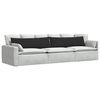 vidaXL Sofa Kussens 2 pcs Zwart 145 x 40 cm Stof