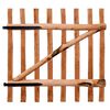 vidaXL Poort enkel 100x100 cm ge&iuml;mpregneerd hazelaarhout