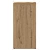 vidaXL Schoenenkast 32x35x70 cm bewerkt hout artisanaal eikenkleur