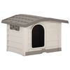 vidaXL Hondenhok 89x75x62 cm beige en bruin