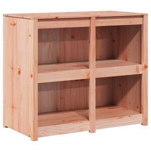 vidaXL Keukenkast Bruin Eiken 106 x 55 x 92 cm Massief grenenhout