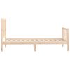 vidaXL Bedframe massief hout 90x200 cm