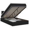 vidaXL Ottoman bed met matras met hoofdeinde Zwart 120 x 200 cm Stof