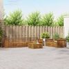 vidaXL Buiten bankenset 7 pcs Naturel Massief Acaciahout