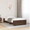 vidaXL Bedframe zonder matras bewerkt hout bruin eikenkleur 100x200 cm