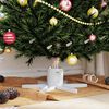 vidaXL Kerstboomstandaard 1.73 Wit 50 x 50 x 15,5 cm Staal
