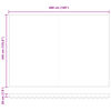 vidaXL Inklapbaar Zonnescherm Multikleur 500 &times; 350 cm