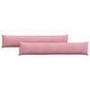 vidaXL Sofa Kussens 2 stuks Roze 200 x 40 cm Cordstof