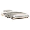 vidaXL Bedframe Bruin 75 x 190 cm Massief grenenhout