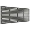 vidaXL Hoofdbord wandmontage 156x3x91,5 cm massief grenenhout grijs