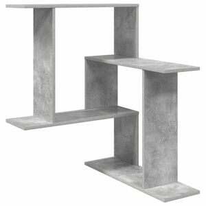 vidaXL Wandplank Betongrijs 67 x 67 x 87 cm Bewerkt hout