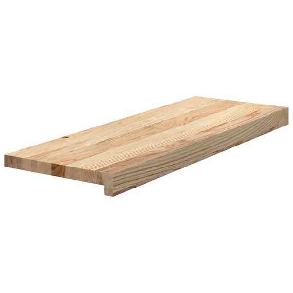 vidaXL Traptreden 12 st 70x30x2 cm onbehandeld massief eikenhout