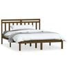 vidaXL Bedframe massief grenenhout honingbruin 120x200 cm