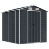 vidaXL Tuinschuur 191x215x198 cm gegalvaniseerd staal antracietkleurig