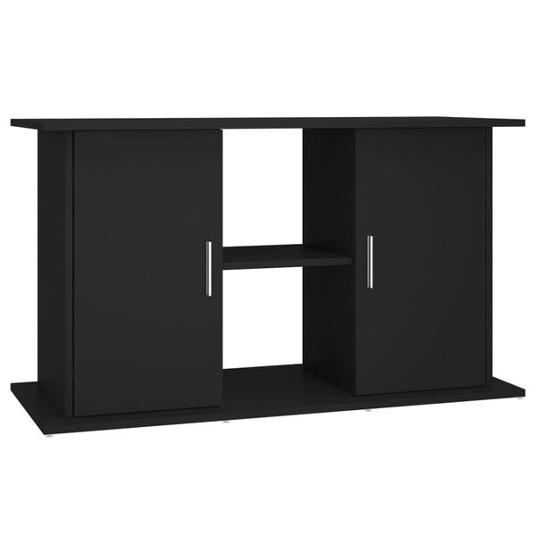 vidaXL Aquariumstandaard 101x41x58 cm bewerkt hout zwart