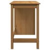 vidaXL Bureau Honingbruin 112 x 50 x 75 cm Massief Vurenhout