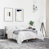 vidaXL Bedframe bewerkt hout metaal gerookt eikenkleurig 120x190 cm