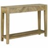 vidaXL Wandtafel Natuurlijk grijs 110 x 30 x 80 cm Massief Mango Hout