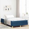 vidaXL Boxspringbed met matras Blauw 120 x 200 cm Stof