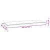 vidaXL Tuinbankkussen 180x50x7 cm oxford stof groen
