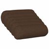 vidaXL Plaid kussen 6 st HEERLEN Bruin &Oslash; 15 x 40 cm Stof