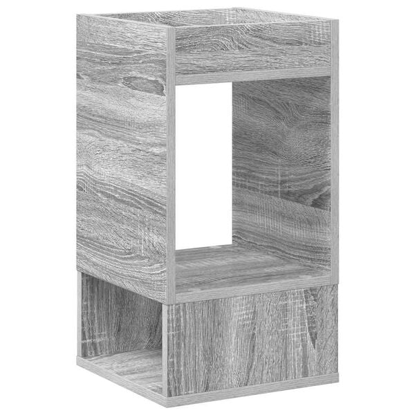 vidaXL Bijzettafel Grijs Sonoma 30 x 30 x 56 cm Bewerkt hout