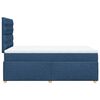 vidaXL Boxspring met matras stof blauw 120x190 cm