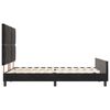 vidaXL Boxspringbed met hoofdeinde Zwart 140 x 190 cm Fluweel
