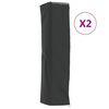 vidaXL Heaterhoezen piramidevormig 2 st 58x58x228 cm 420D oxford stof