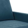 VidaXL 4-delige Loungeset fluweel blauw